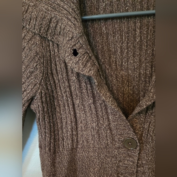 Croft & Barrow Brown Cardigan Size Small - Picture 3 of 5